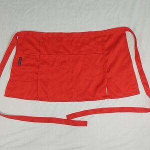NWOT Waist Short Cafe Style Red Unisex Apron Uniform